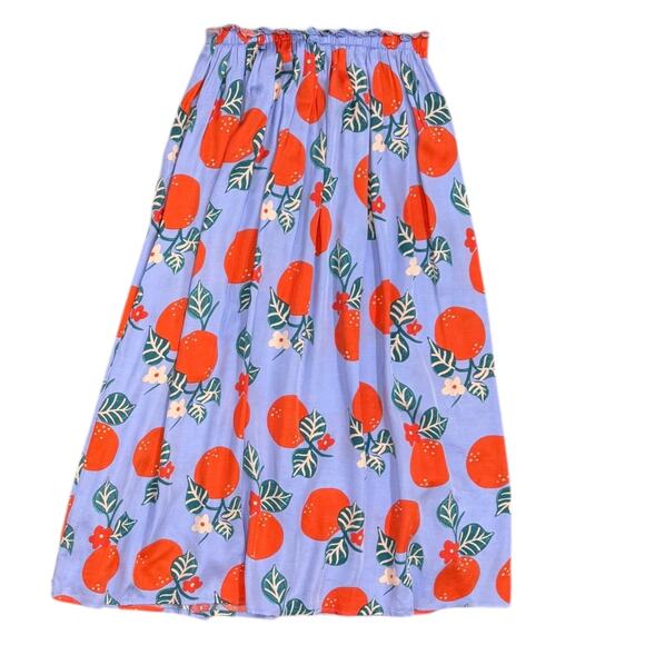 Anthropologie Corey Lynn Calter Naranjas A-Line Midi Skirt - Picture 3 of 7